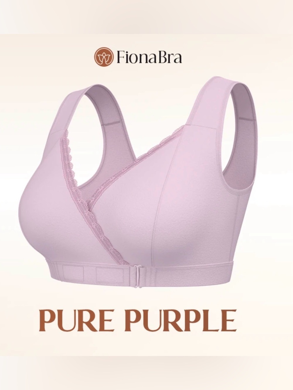 Fiona Bra - Comfortable & Convenient Front Wrap Closure Bra for Seniors